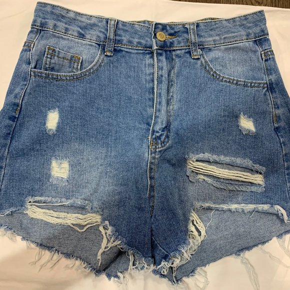 SHEIN jean shorts size m - Picture 1 of 3